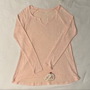 ❗️SALE SO Cozy Knit Pink V-Neck Long Sleeve